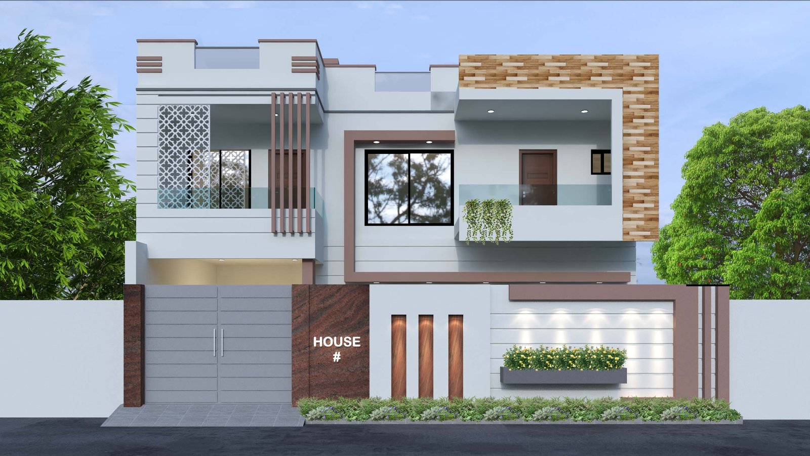 10 Marla Double Story House Design