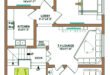 30x45 Floor Plan with 3BHK