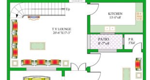 30x60 House Floor Plan