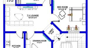 35x40 House Floor Plan