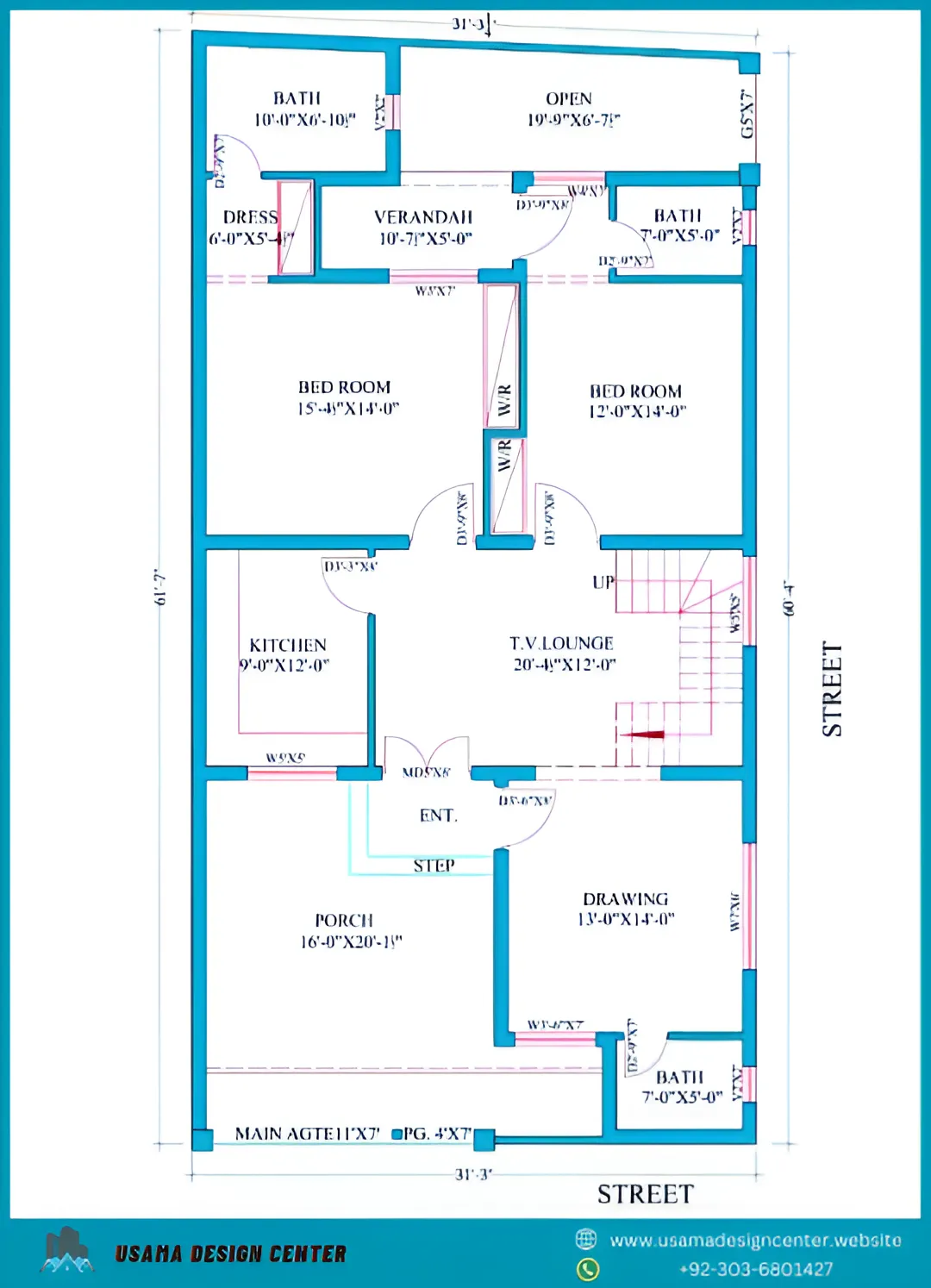 30x60 House Plan